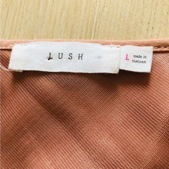 Lush Dusty Pink Halter Dress - Picture 7 of 10